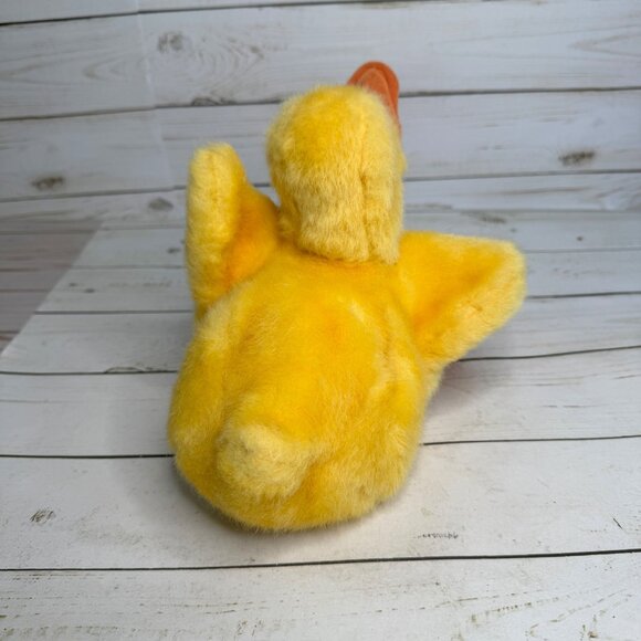 Folkmanis Yellow Duckling Hand Puppet Plush 15-FM060K Soft Realistic Toy - Picture 5 of 10